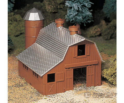 Bachmann 45602 Plasticville U.s.a.(R) Classic Kits -- Dairy Barn Structures