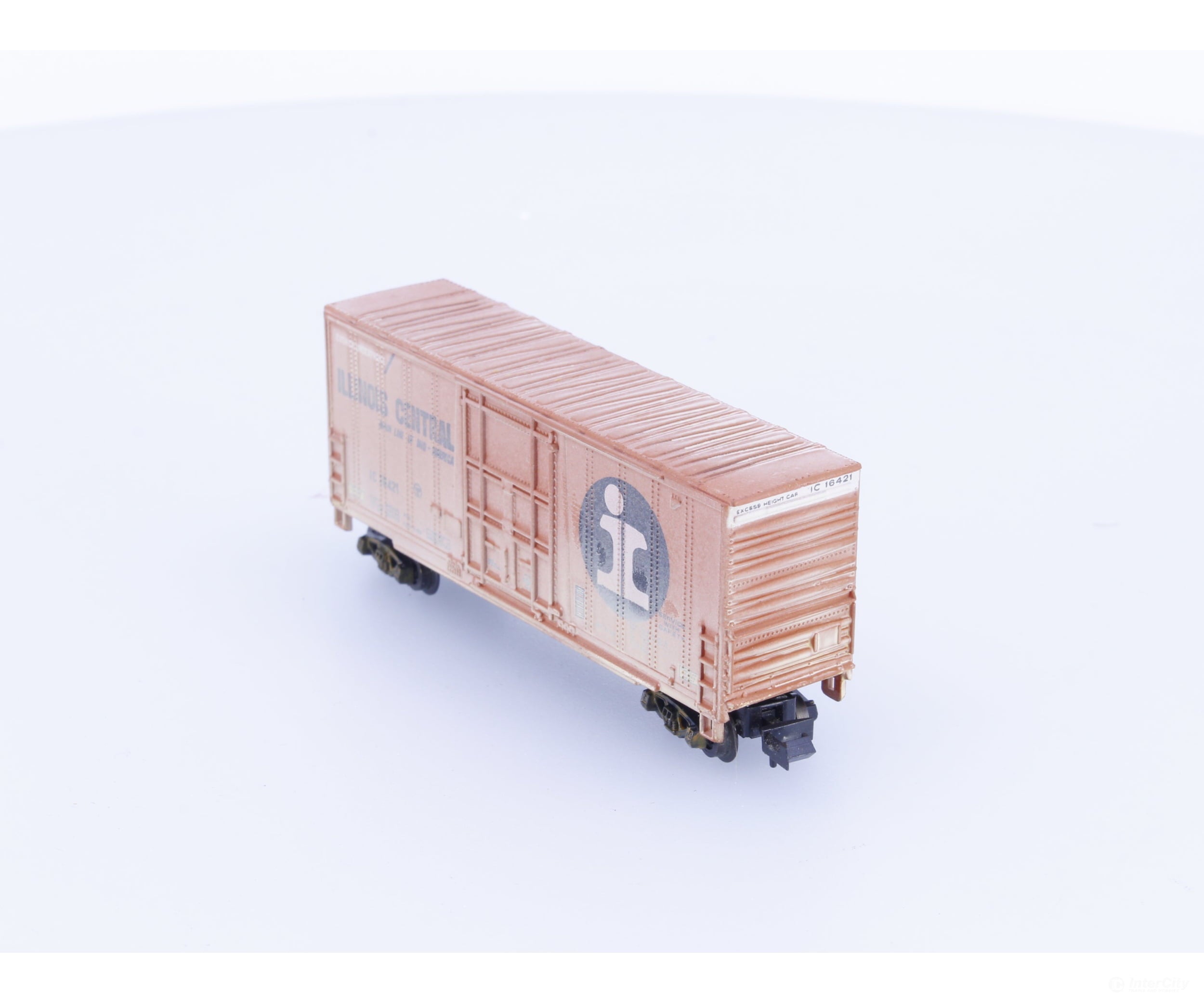 Bachmann 5121 N 41’ Hi-Cube Box Car Illinois Central (IC) 16421 - Freight Cars