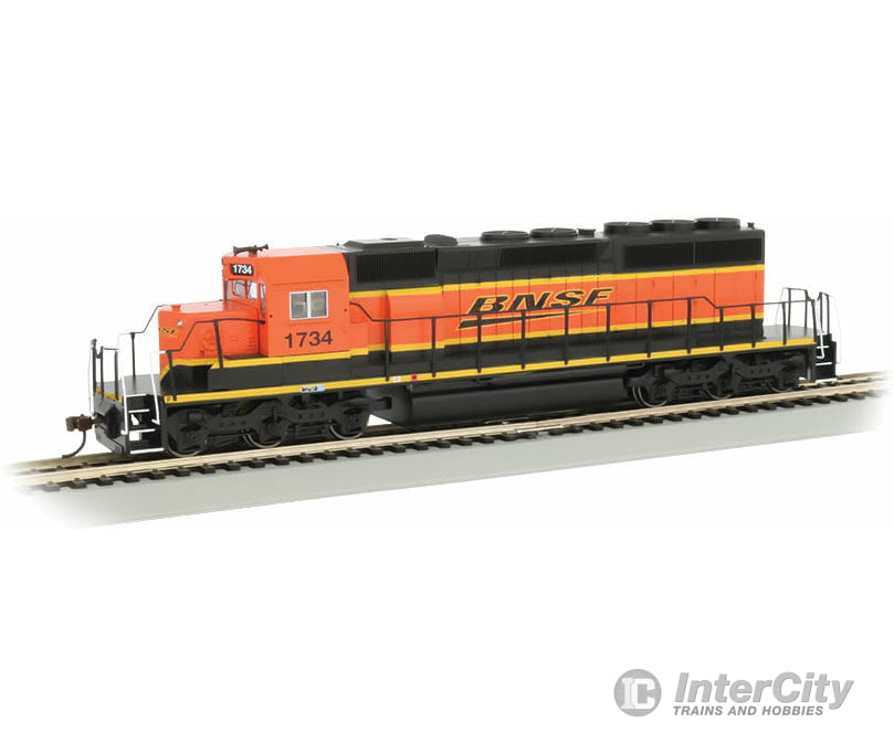 Bachmann 60916 Emd Sd40-2 - Dcc -- Bnsf Railway #1734 (Heritage Iii H3; Orange Black Yellow; Wedge
