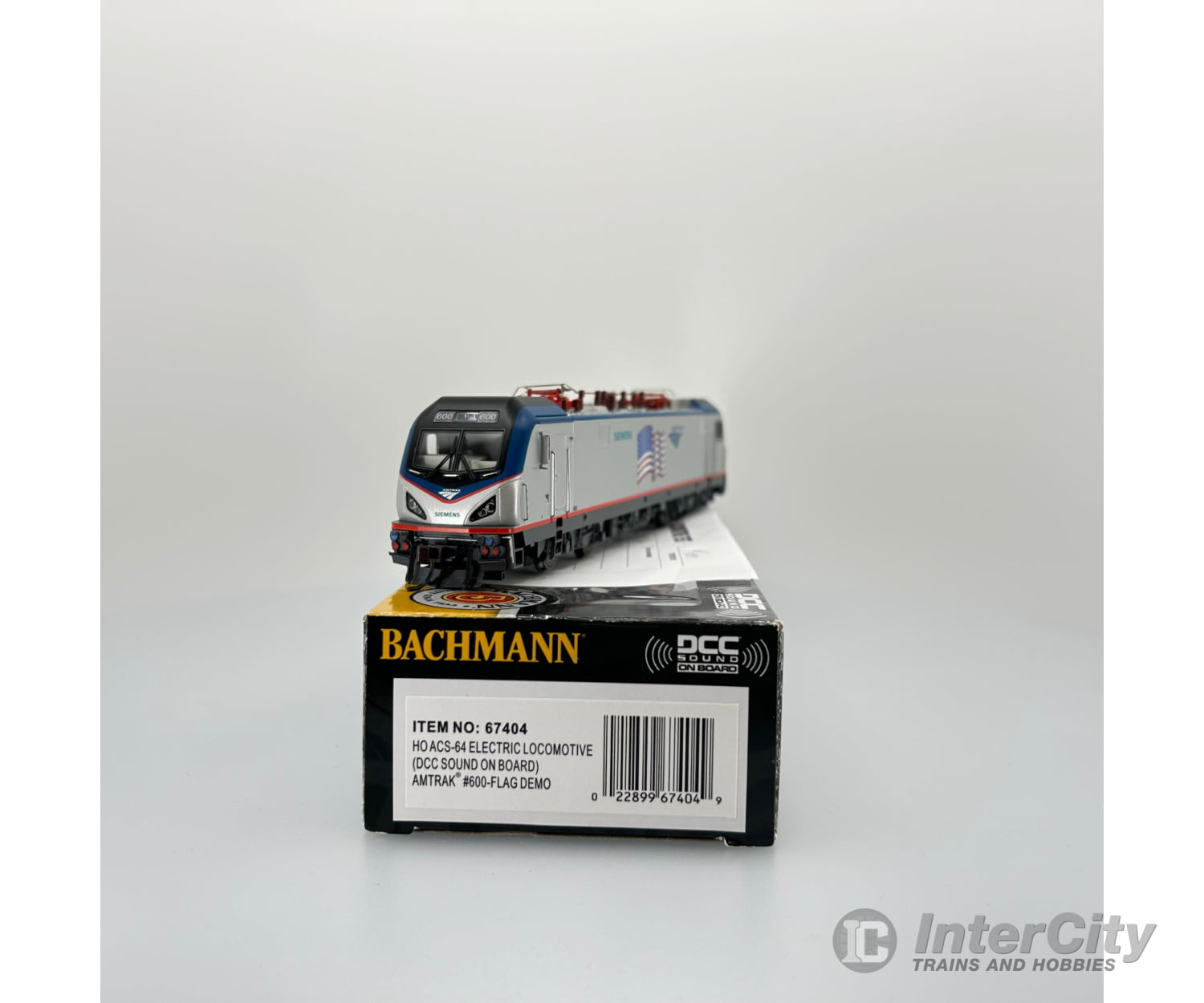 Bachmann 67404 Ho Siemens Acs-64 Electric Dcc/Sound Amtrak Locomotives