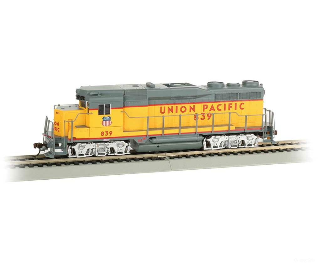 Bachmann 67605 Ho Emd Gp30 - Sound & Dcc -- Union Pacific 839 (Armour Yellow Gray Red) Locomotives