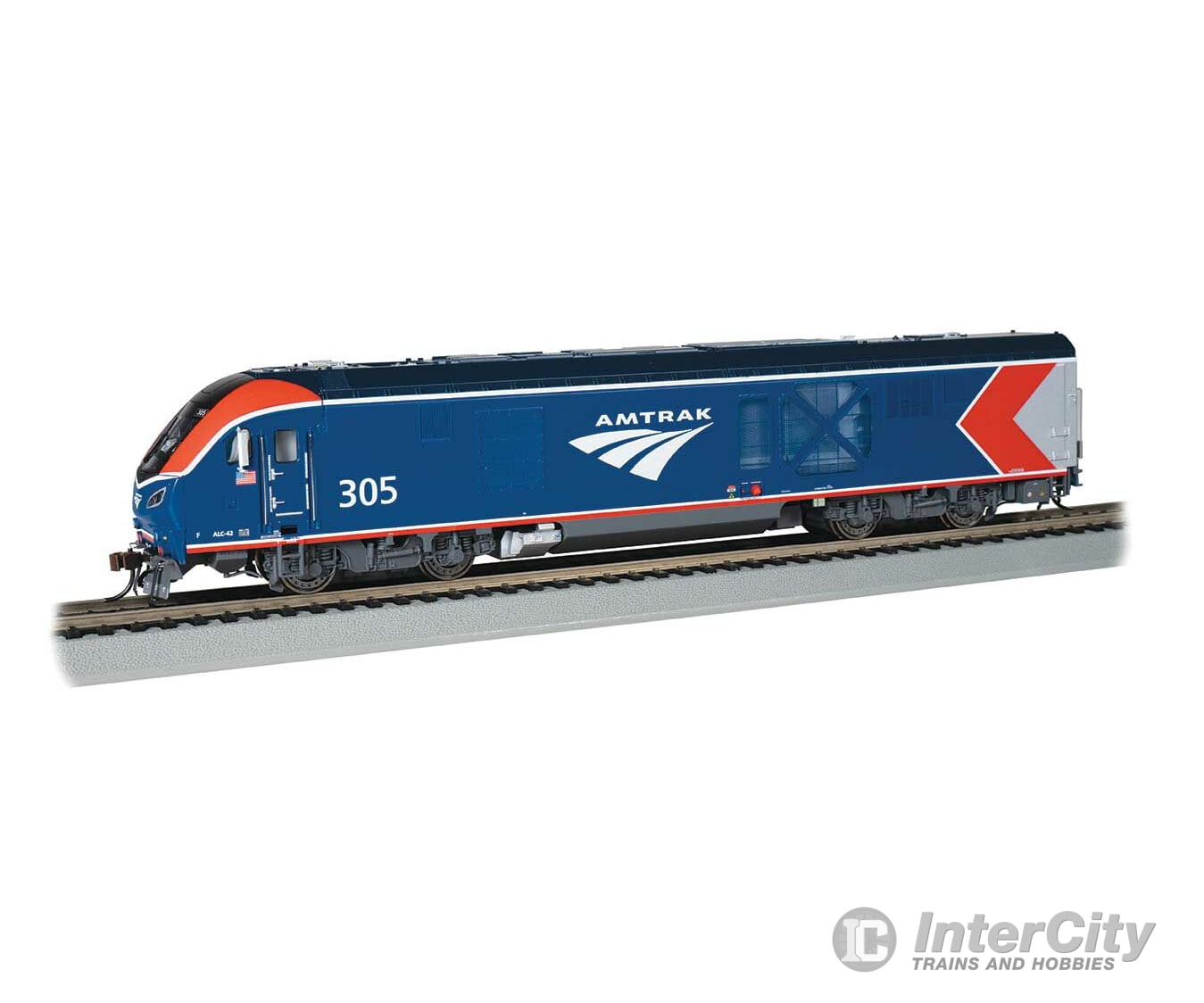 Bachmann 68302 Siemens Alc-42 Charger - Wowsound(R) And Dcc -- Amtrak #305 (Phase Vi 2021; Blue
