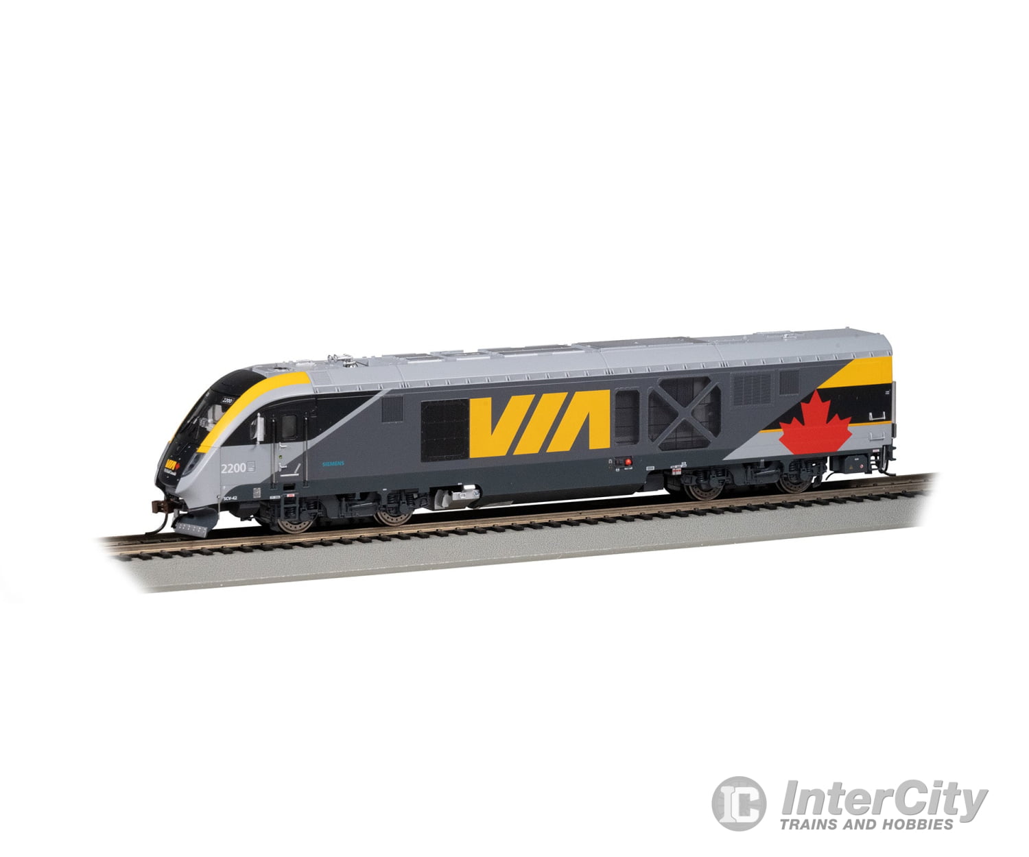 Bachmann 69001 Siemens Sc - 42 Charger - Wowsound(R) And Dcc - - Via Rail Canada #2200 (Gray Yellow