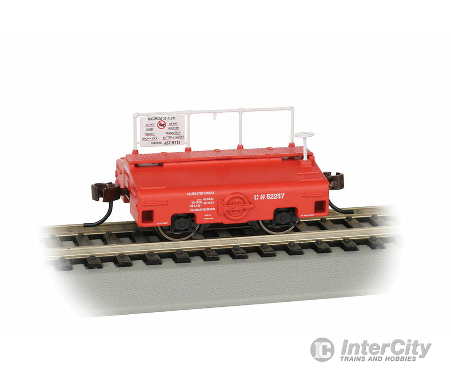 Bachmann 74403 Scale Test Weight Car - Ready To Run -- Canadian National #52257 (Red) Freight Cars