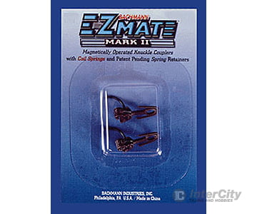 Bachmann 78024 E-Z Mate Mark Ii Couplers W/Metal Coil Spring -- Long Center Shank Style 1 Pair &