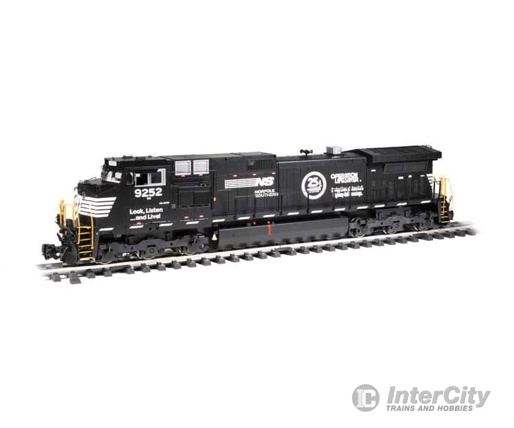 Bachmann 90908 Ge Dash 9-44Cw - Standard Dc -- Norfolk Southern 9252 (Black White Operation