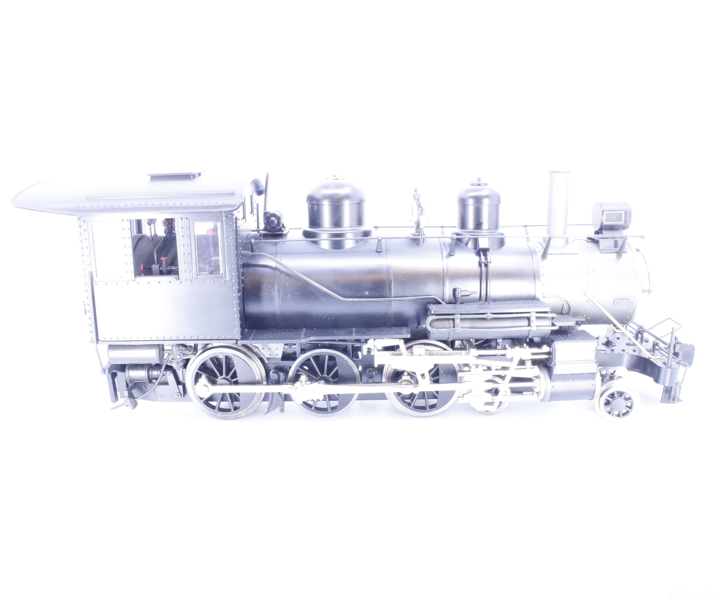 Bachmann 91804 G Black Undec 4-6-0 Metal Gears and Rods Steam Locomotive Undecorated DCC Ready - Locomotives