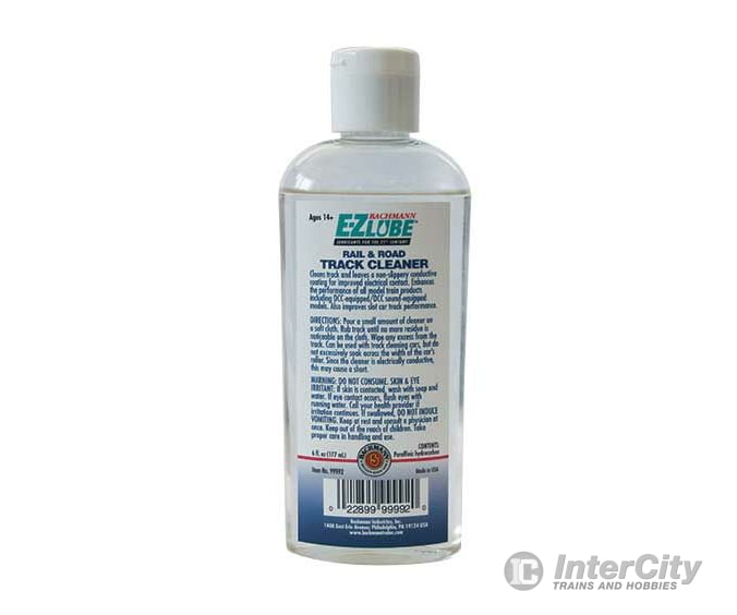 Bachmann 99992 Rail & Road Track Cleaner Liquid -- 6Oz 177Ml Tools