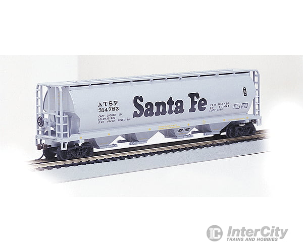 Bachmann Ho 19102 Canadian Cylindrical 4-Bay Grain Hopper - Ready To Run Silver Series(R) Atchison