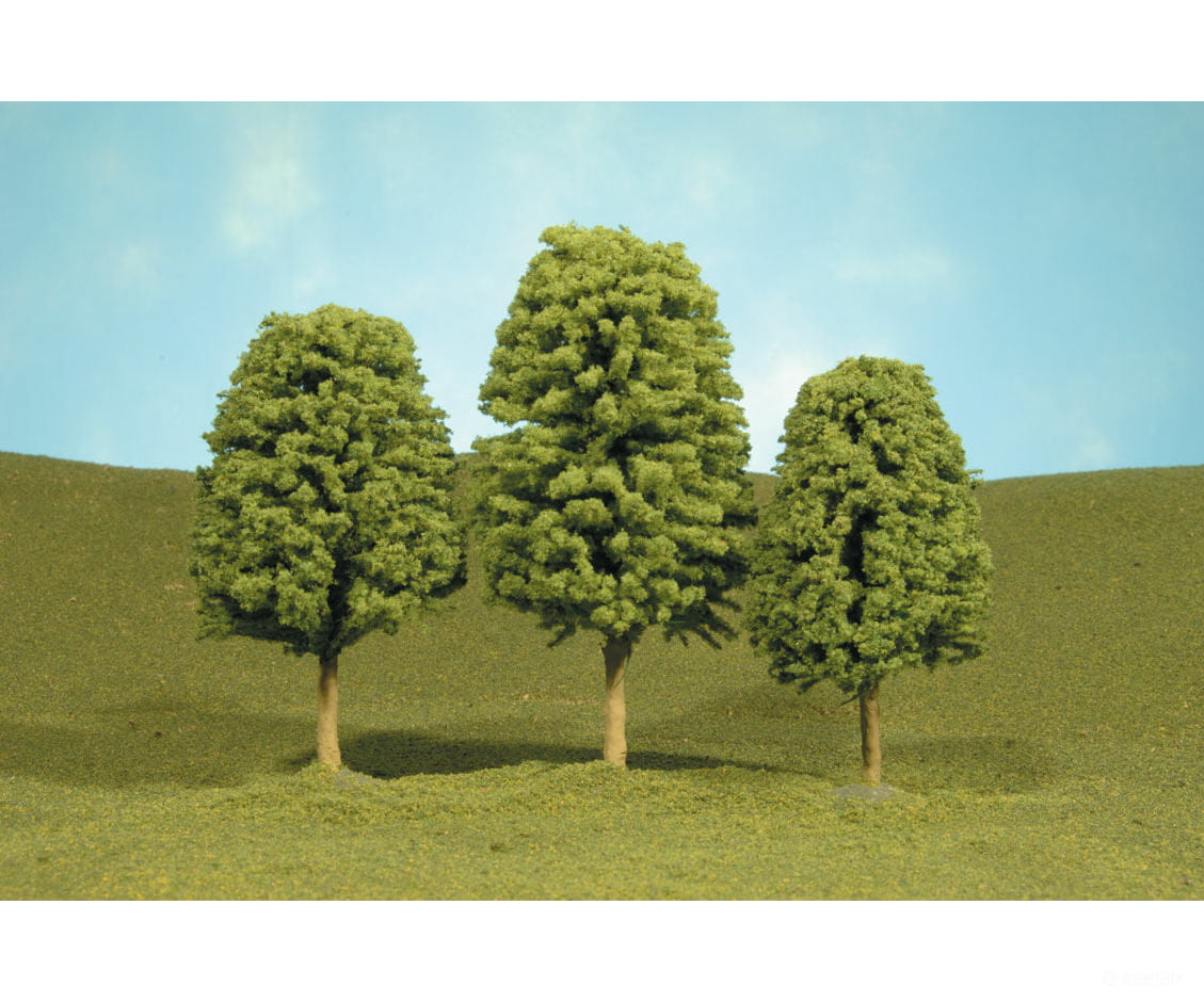 Bachmann 32006 Deciduous Trees - Scenescapes(Tm) -- 3 To 4 7.6 10.2Cm Pkg(3) & Vegetation
