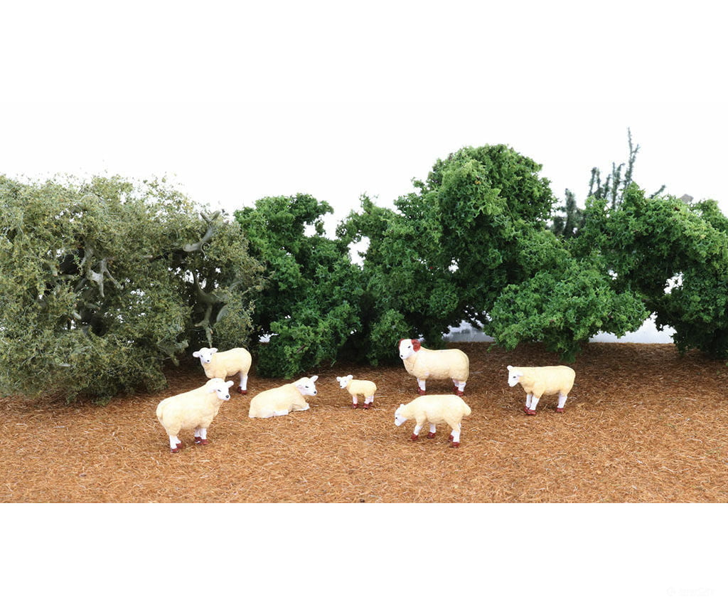 Bachmann 33122 Sheep Pkg(7) Figures