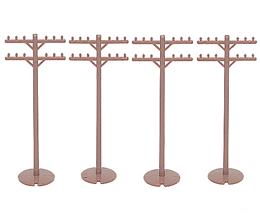 Bachmann 42102 Telephone Poles Pkg(12) Scenery Details