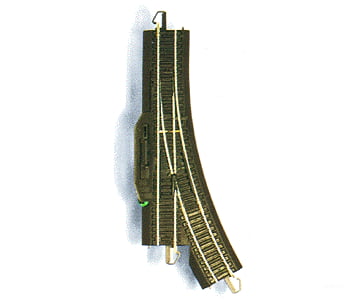 Bachmann 44461 Remote-Control Turnout With Steel Rail - E-Z Track(R) -- Left Hand Track & Turnouts