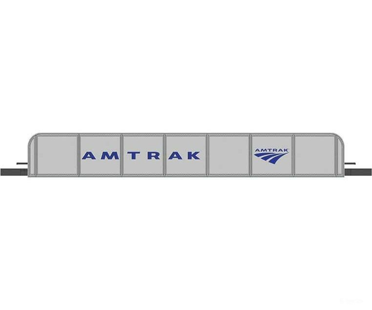 Bachmann 44605 Girder Bridge - E-Z Track(R) Assembled -- Amtrak (Silver Blue) Structures