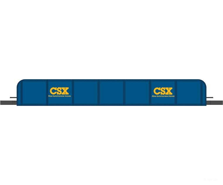 Bachmann 44606 Girder Bridge - E-Z Track(R) Assembled -- Csx Transporation (Blue Yellow) Structures