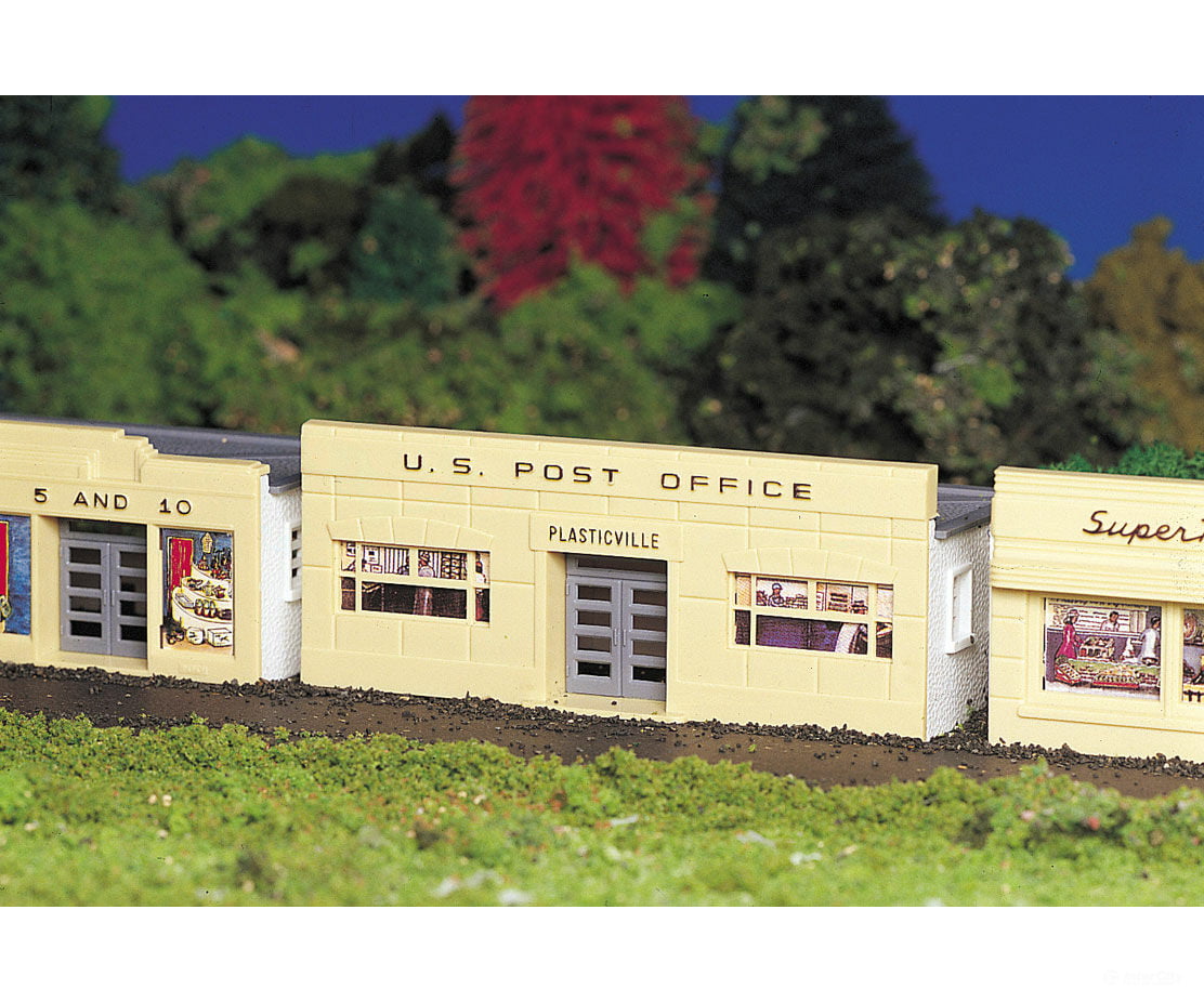 Bachmann 45144 Plasticville Classic Kit - Post Office -- 2-1/8 X 4-5/8 5.5 11.8Cm Structures