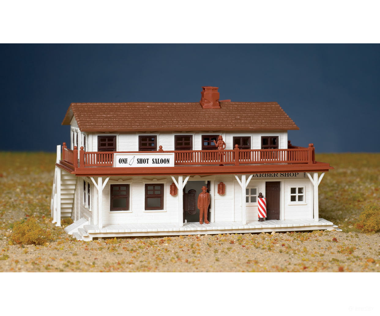 Bachmann 45162 Plasticville Classic Kit - Saloon & Barber Shop Structures