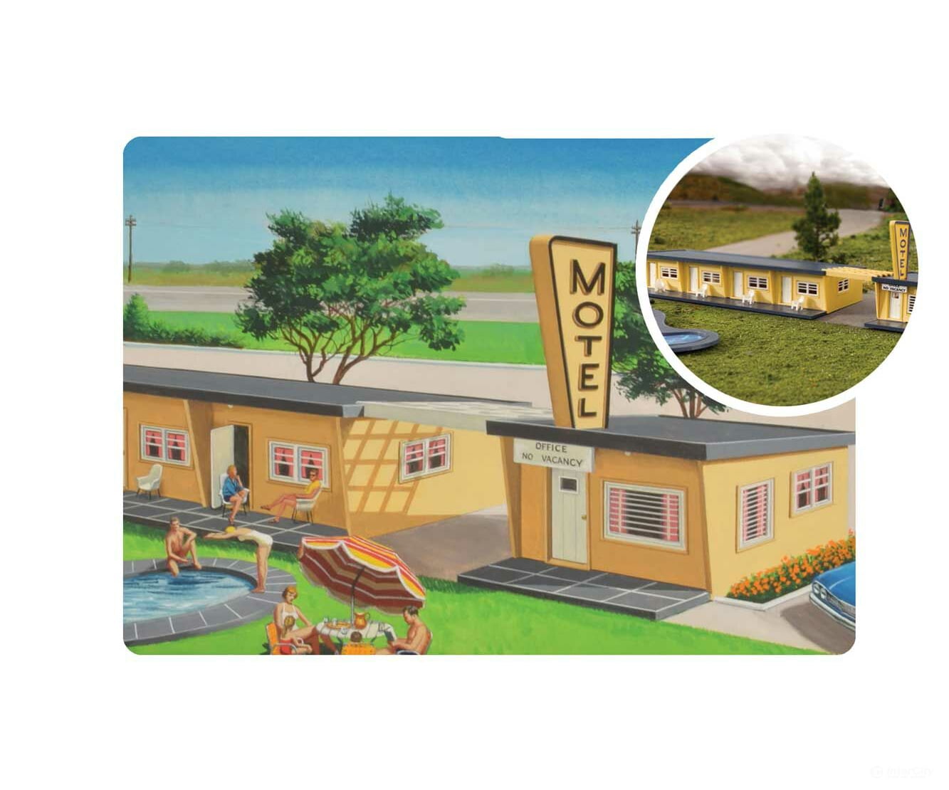 Bachmann 45198 75Th Anniversary Motel - Plasticville U.s.a.(R) -- Kit Packaging Structures