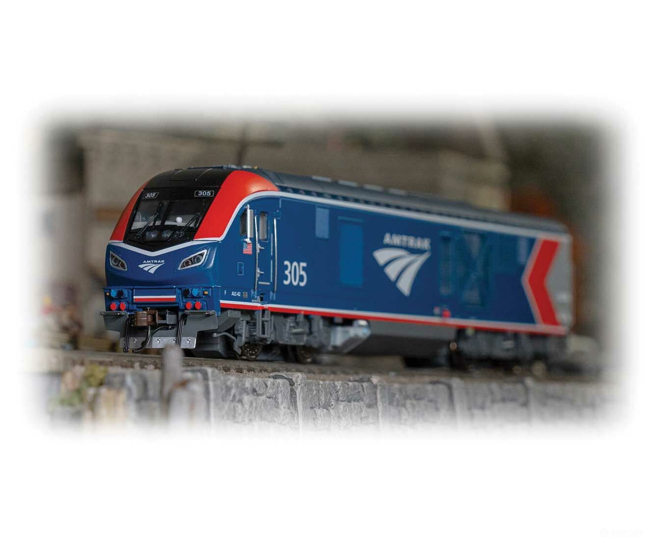 Bachmann 68302 Siemens Alc-42 Charger - Wowsound(R) And Dcc -- Amtrak #305 (Phase Vi 2021; Blue