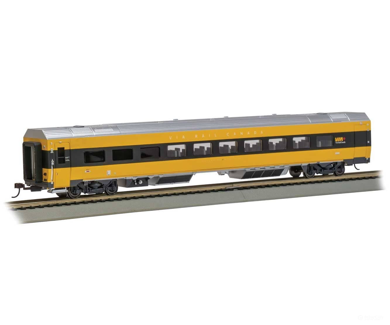 Bachmann HO 74521 Siemens Venture Coach - VIA Version - VIA Rail Canada #2717 (Lumi Scheme yellow white gray Business