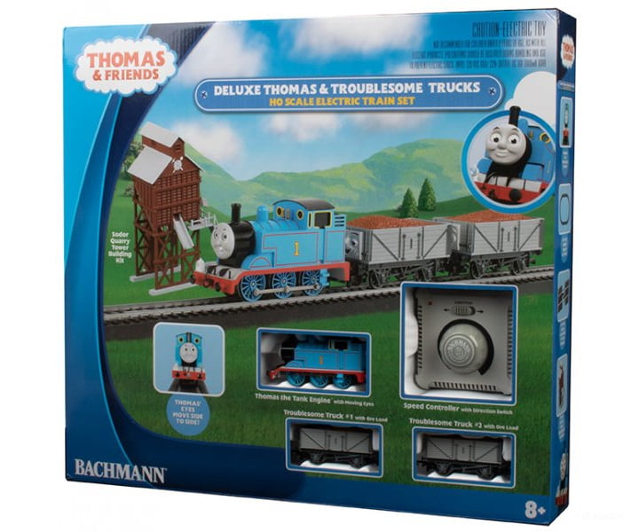 Bachmann HO 760 Deluxe Thomas Troublesome Trucks Set - Standard DC - Thomas and Friends(TM) - Thomas the Tank Engine