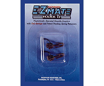 Bachmann 78026 E-Z Mate Mark Ii Couplers W/Metal Coil Spring -- Short Center Shank 1 Pair & Trucks