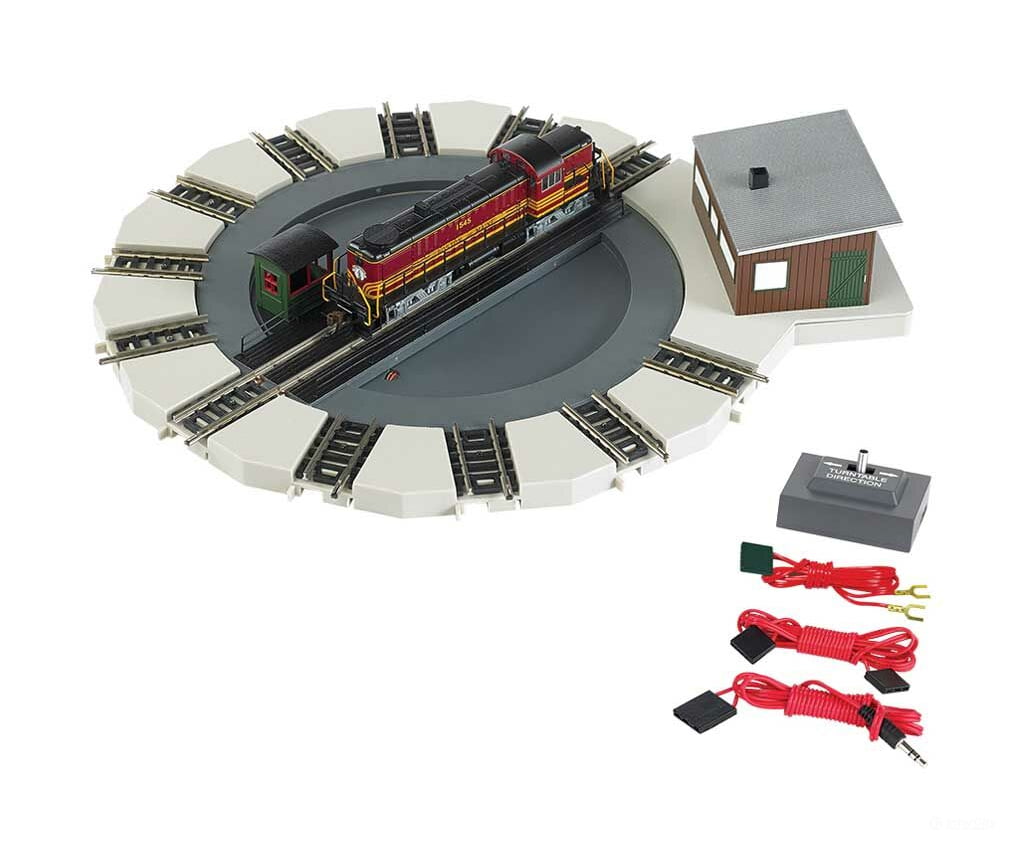 Bachmann 46799 Motorized Turntable - E-Z Track(R) -- Kit 7-1/2 19.1Cm Diameter 5-1/2 14Cm Bridge