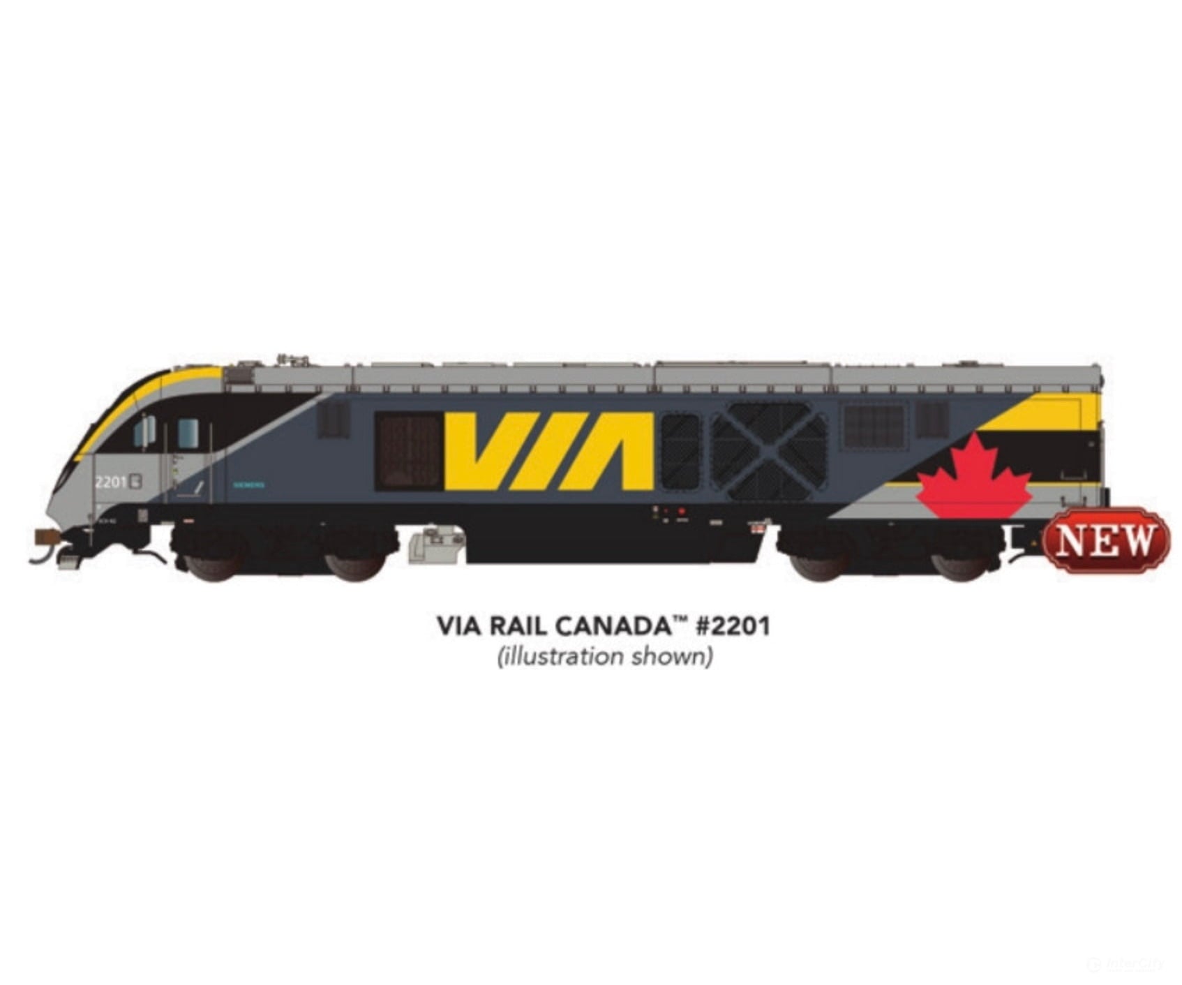 Bachmann 69051 Siemens Scv - 42 Charger - Wowsound(R) And Dcc - - Via Rail Canada #2201 (Gray
