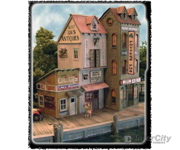 Bar Mills Scale Model Works Ho 1440 Potters Pub -- Laser-Cut Wood Kit - 5-1/4 X 4’ 13.3 10.2Cm