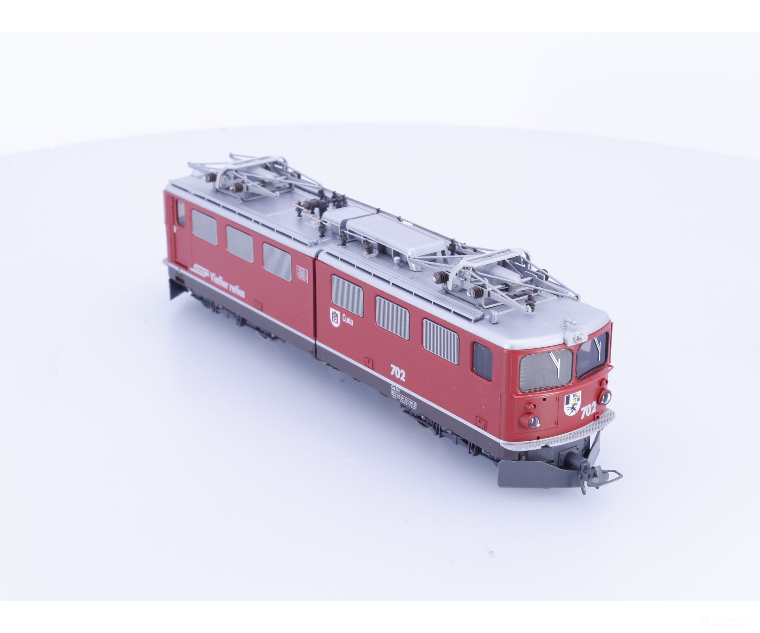 Bemo 1254122 HOm RhB Ge 6/6 II Electric Locomotive Curia 702 Analog DC - European Locomotives