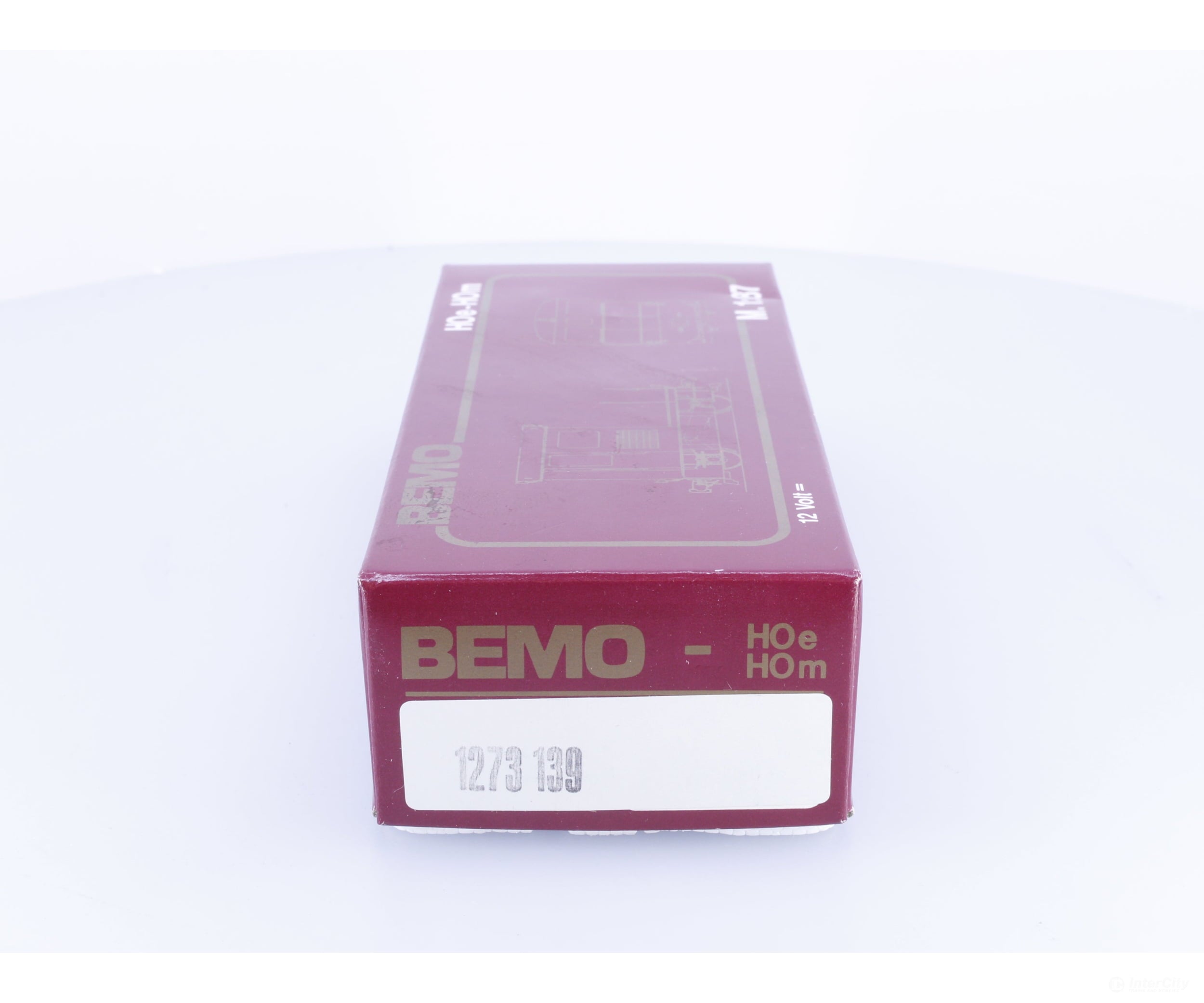 Bemo 1273139 HOm RhB Tm 2/2 Diesel Locomotive Rangiertraktor 19 Analog DC - European Locomotives
