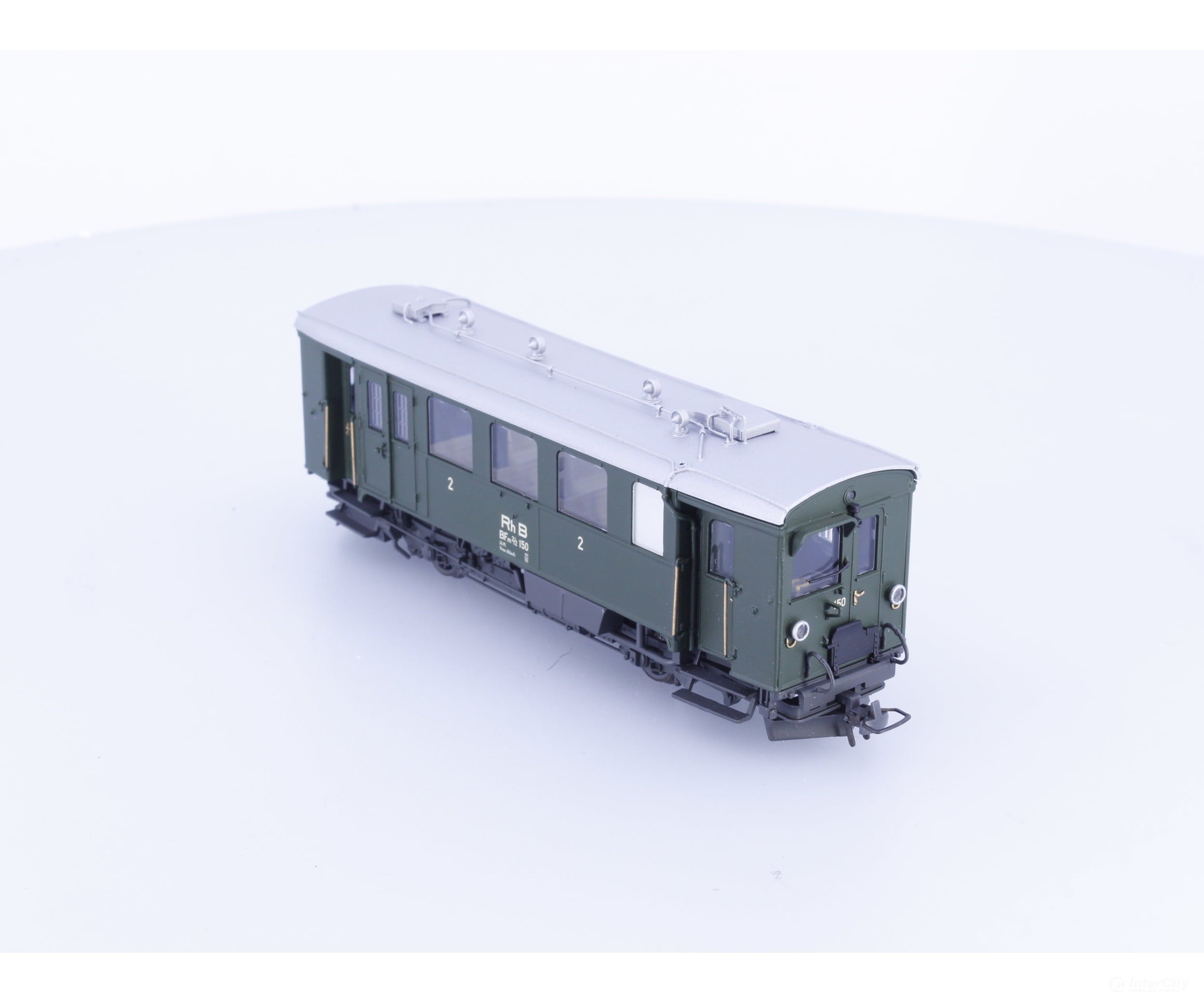 Bemo 1297100 HOm RhB BFm 2/2 Diesel Railcar Benzintriebwagen Exclusive Metal Collection 150 Analog DC - European