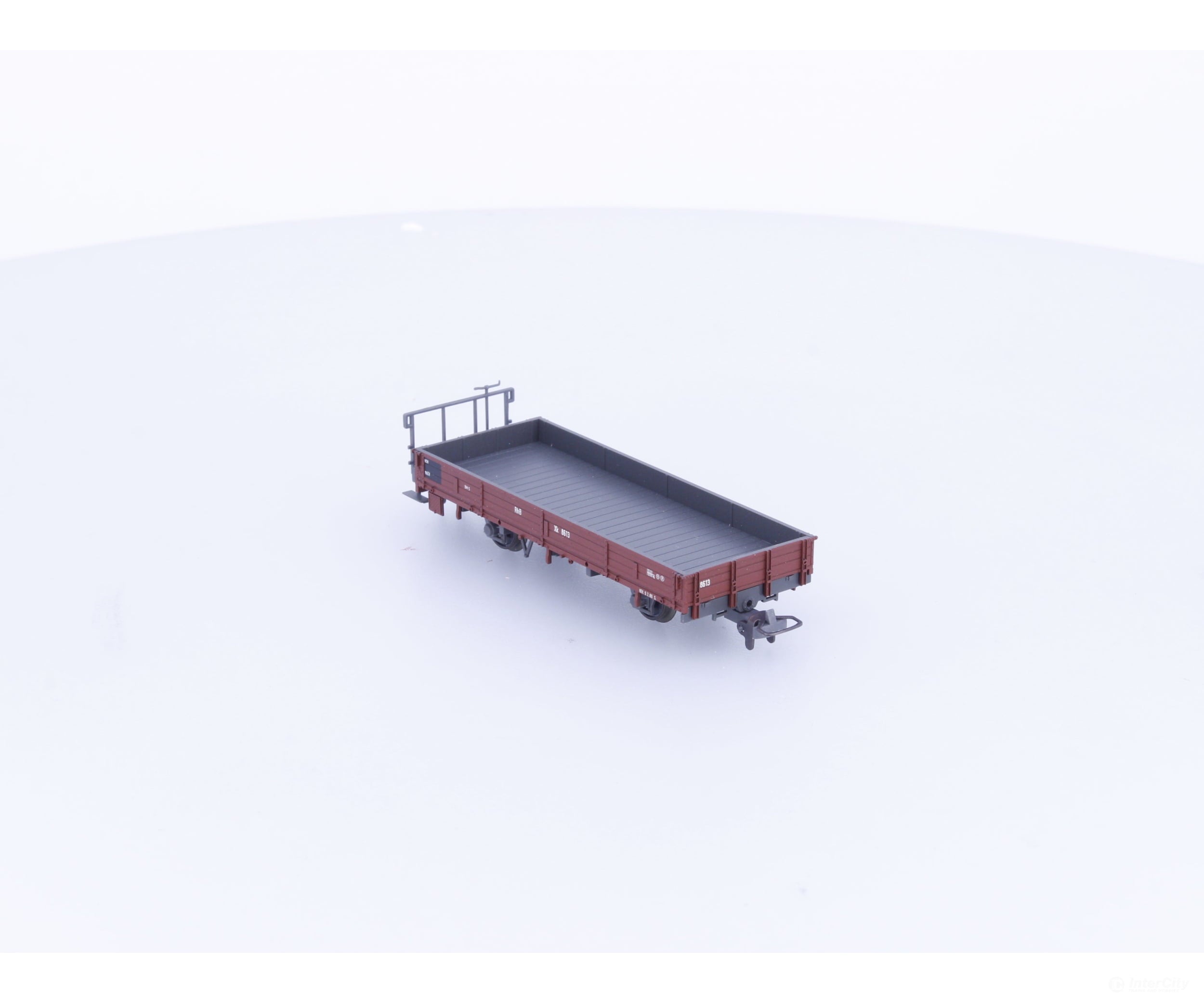 Bemo 2268193 HOm RhB Low Side Flat Car Xk8613 - European Freight Cars