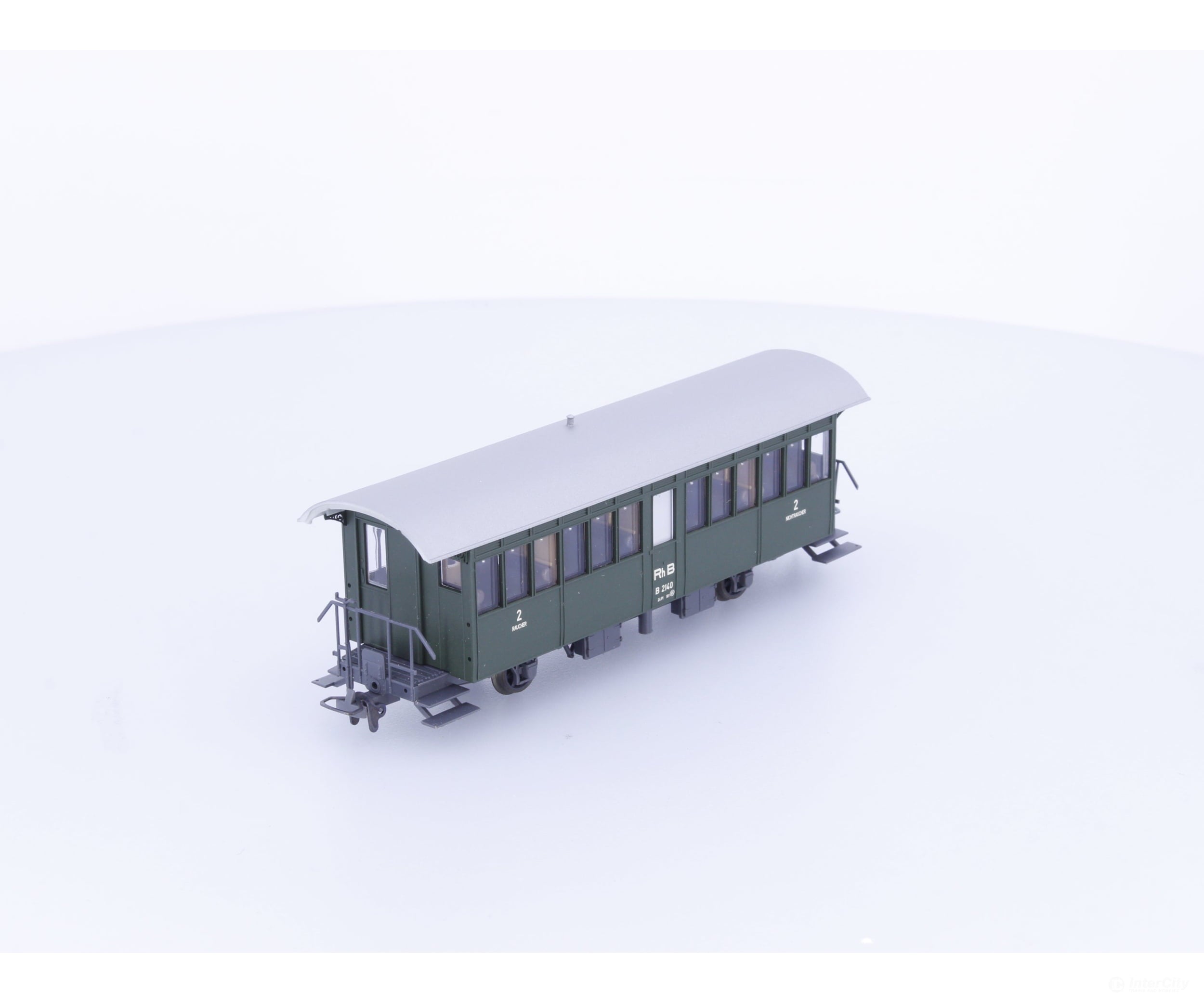 Bemo 3232120 HOm RhB 2nd Class Passenger Car 2140 - European Passenger Cars