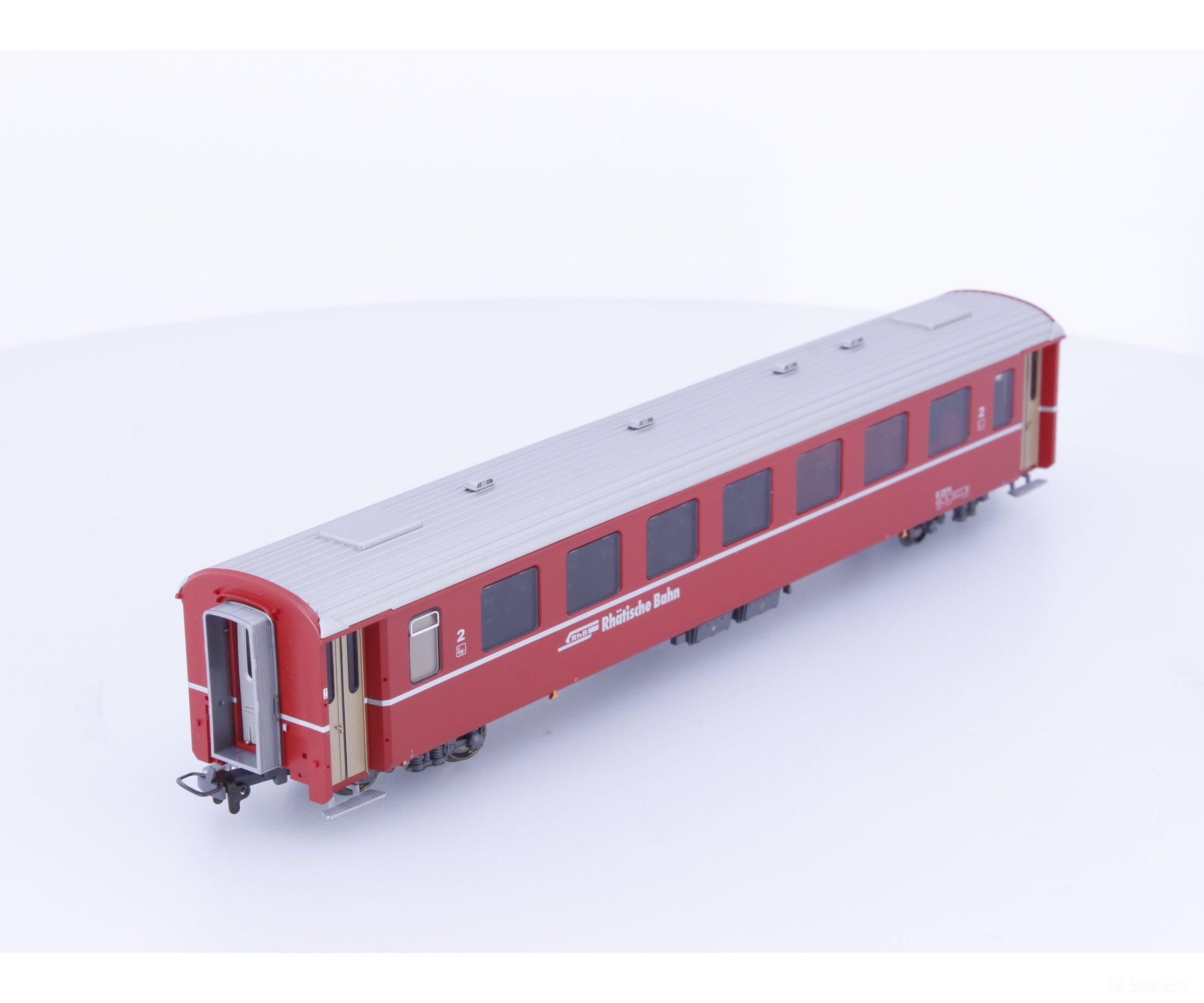 Bemo 3240124 HOm RhB 2nd Class Passenger Car EW II B2374 - European Passenger Cars