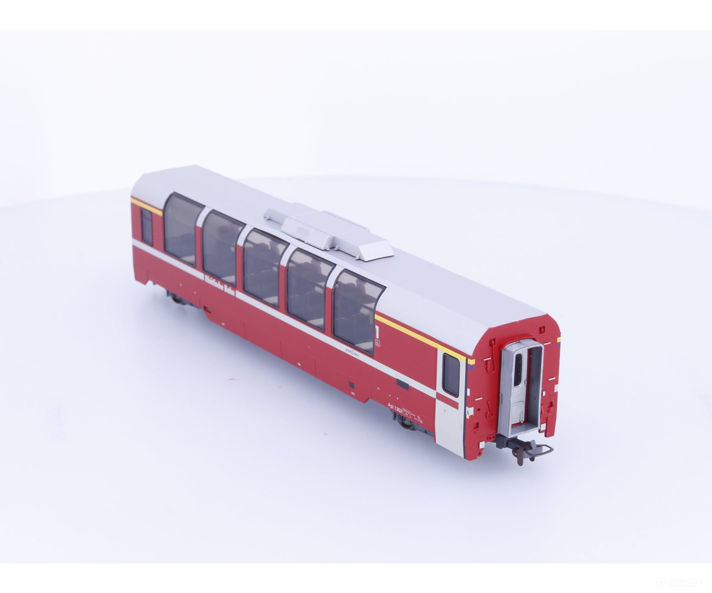 Bemo 3293112 HOm RhB 1st Class Panoramawagen Bernina-Express Api1302 - European Passenger Cars