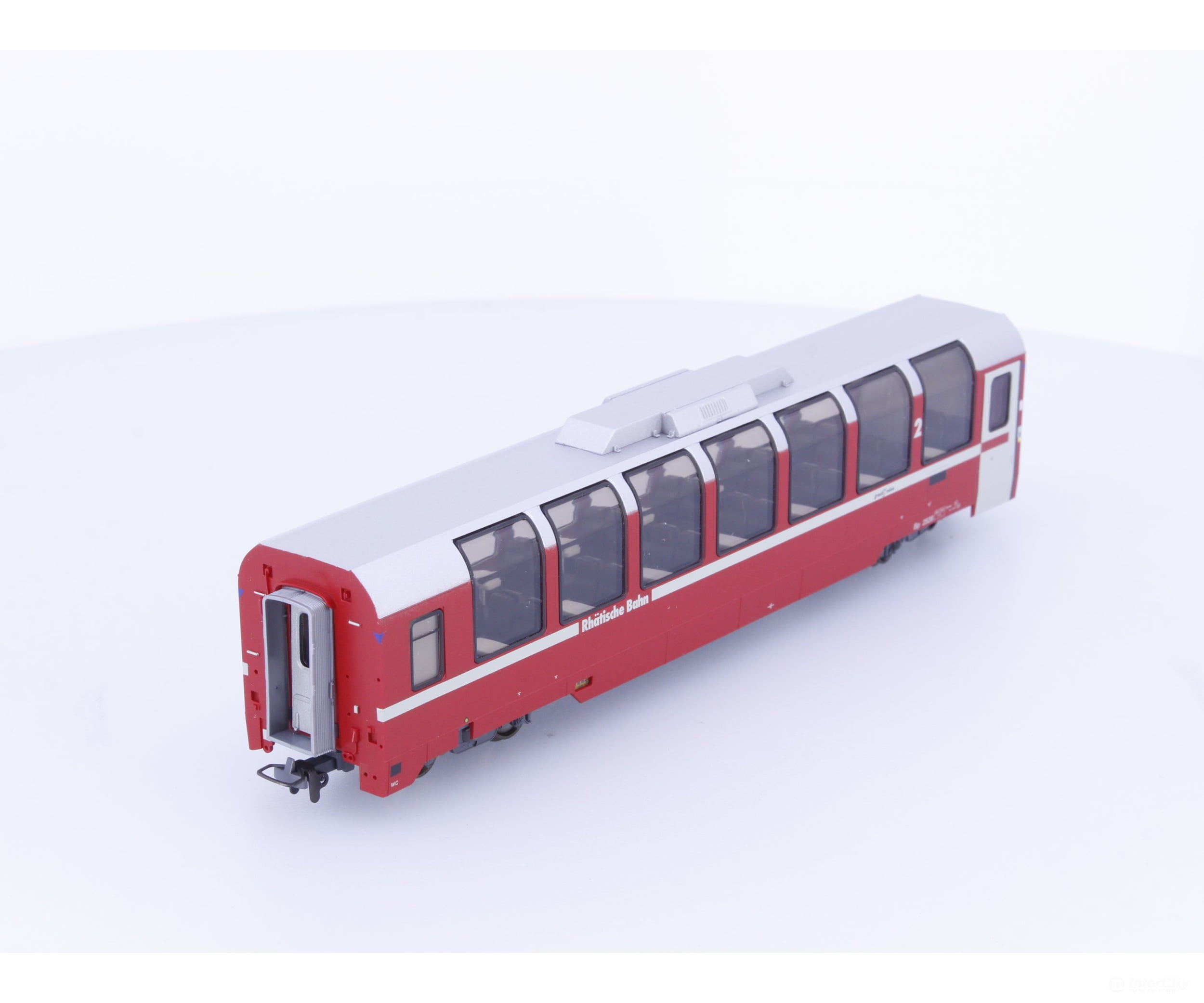 Bemo 3294116 HOm RhB 2nd Class Panoramawagen Bernina-Express Bp2526 - European Passenger Cars