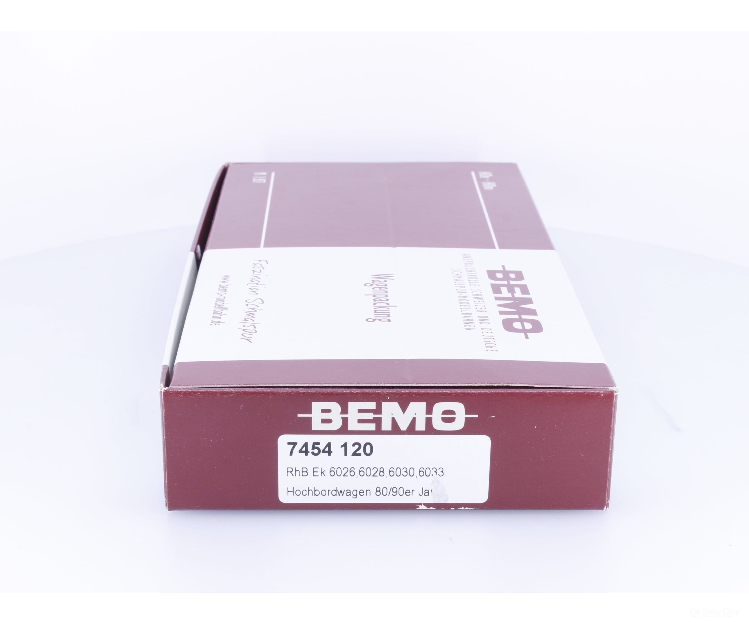 Bemo 7454120 HOm RhB High Side Gondola 4 Pack Ek 6026 6028 6030 6033 - European Freight Cars