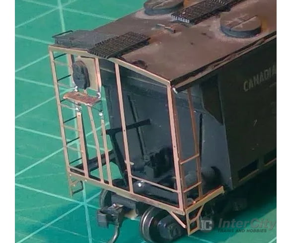 Black Cat Decals Cprhopp5-H Ho Cpr / Cnr Slab Side Covered Hopper Ends (Etched Phosphor Bronze)