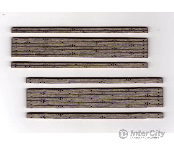 Blair Line 115 2-Lane Wood Grade Crossing -- Kit Track Accessories