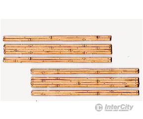 Blair Line 122 Wood Grade Crossing Pkg(2) -- Two Lane 3-9/16 Long Track Accessories