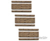 Blair Line 14 Weathered 1-Lane Wood Grade Crossing -- Kit Pkg(3) Track Accessories