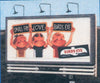 Blair Line 1433 Laser-Cut Wood Billboards (1 Billboard Frame Lamp Shades & Two Signs) -- Pole 1950S