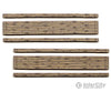 Blair Line 15 Weathered 2-Lane Wood Grade Crossing -- Kit Pkg(2) Track Accessories