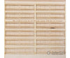 Blair Line 18 Two-Lane Wood Grade Crossing -- Kit (Laser-Cut Wood) Pkg(12) Track Accessories
