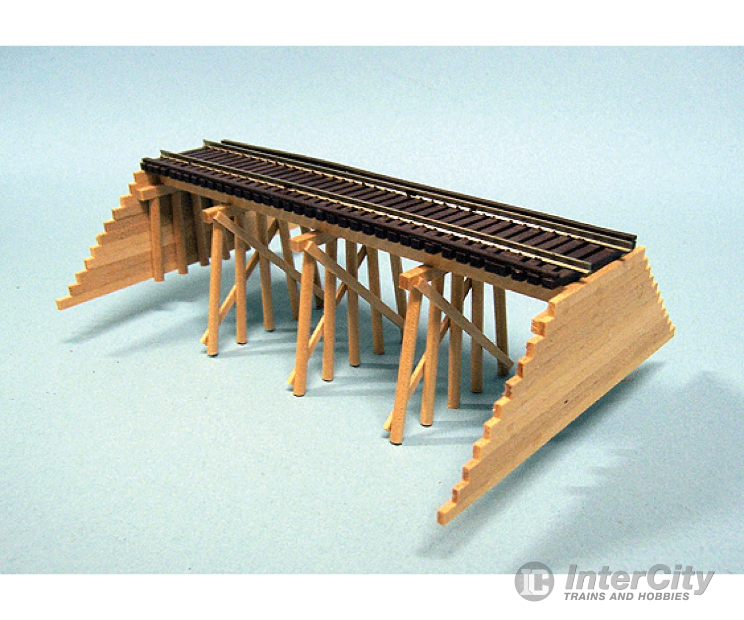 Blair Line Ho 167 Common Pile Trestle -- Build Straight Or Curved - Kit 6 X 2 High 15 5Cm Tunnels &