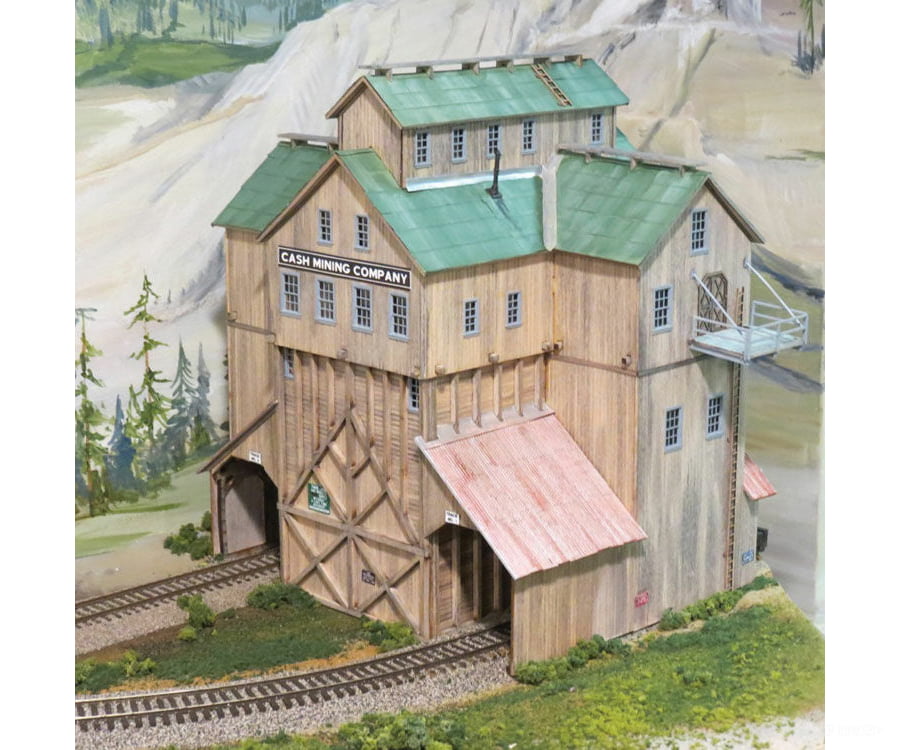 Blair Line 186 Cash Mine Works Ore House -- Kit - 7-1/2 X 8-1/2 18.7 21.3Cm Structures