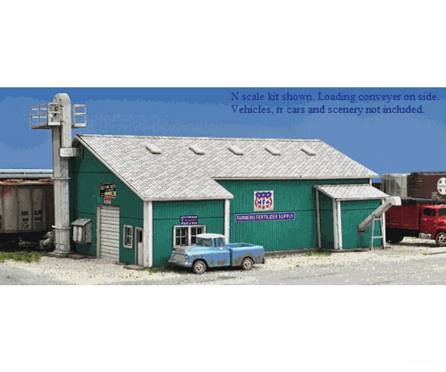 Blair Line 1007 Farmers Fertilizer Bulk Plant -- Kit - 5 X 4 12.7 10.2Cm Structures