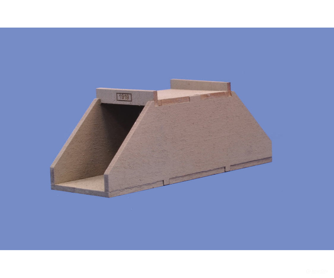 Blair Line 1807 Concrete Box Culvert -- 2-15/16 X 1 7.5 2.5 2.5Cm Scenery Details