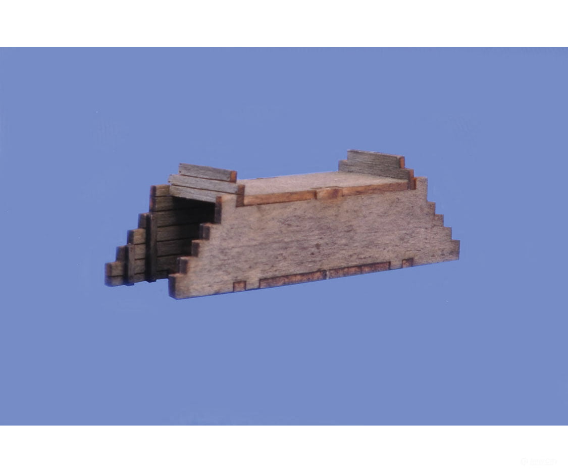 Blair Line 1809 Wood Box Culvert -- 2.18 X 1/2 Scenery Details